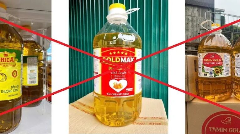 Phát hiện hàng loạt sản phẩm dầu thực vật kém chất lượng, là hàng giả
